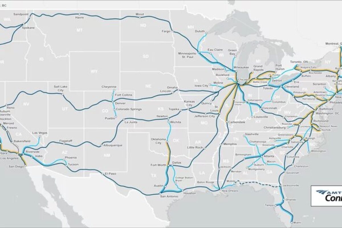 As Biden Pushes Major Rail Investments, Amtrak's 2035 Map Has People ...